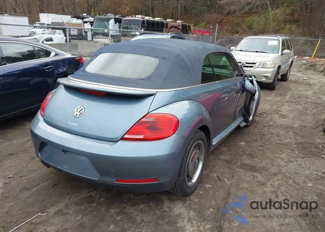 2016 Volkswagen Beetle 1.8T Denim из США, поврежденный, VIN 3VW517AT0GM812052